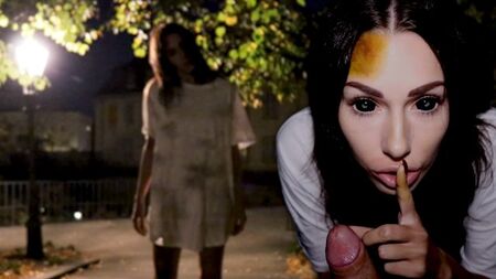Mamada en Halloween, como el horror porno