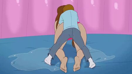 Milftoon Drama - Acariciando a la milf de la casa, Linda