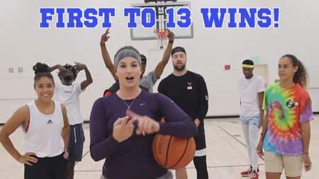 Jenna Bandy - Intenso 2 contra 2 en «King of The Court» con TyTheGuy, BlackCharcoal, Bree Green, Chris Staples y otros (26-03-2020)