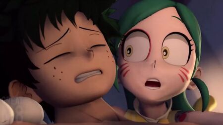 Tomoko Shiretoko Masajes Izuku Midoriya Dick