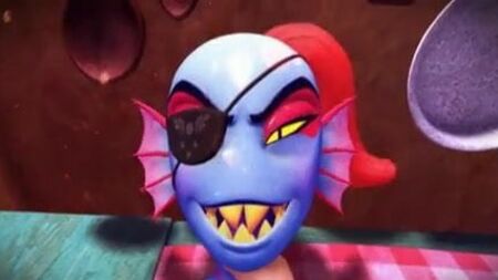 Hay alguien en la cocina con Undyne