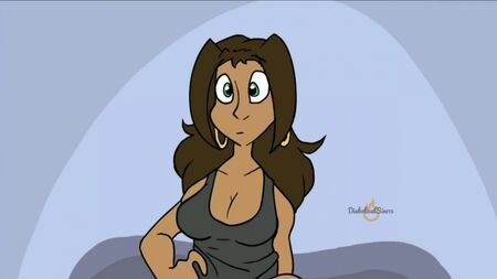 [Diabolical Sin115] Inflar el vientre de una mujer de dibujos animados