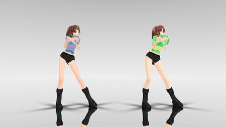 MDD: Frisk y Chara, en versión sexy