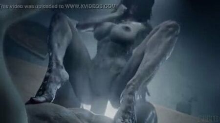 Sadako de «El círculo» en hentai según la regla 34 montando una polla