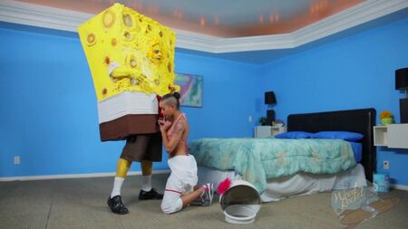 SpongeKnob SquareNuts-Skin Diamond-[HD 720, parodia, mamada]