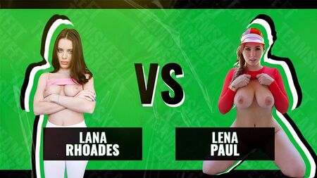 La batalla de las bellezas: Lana Rhoades contra Lena Paul - El gran concurso de pechos grandes y naturales