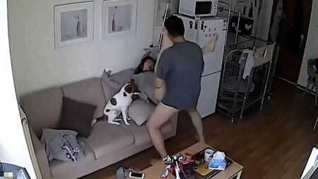 Sexo de una pareja china... cámara IP