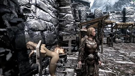 Elenwen, la villana de Skyrim, follada y azotada (parte 1)