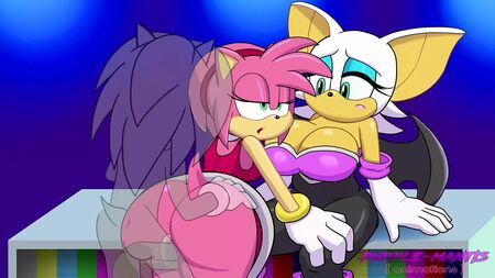 Rouge The Bat es engañado por Amy Rose
