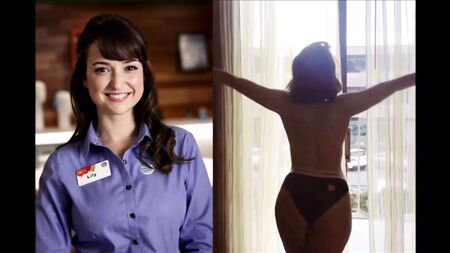 El descuido con el escote de Milana Vayntrub