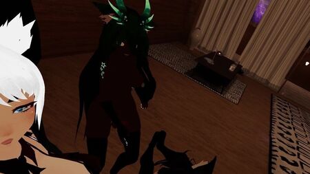 Trío en VR Chat