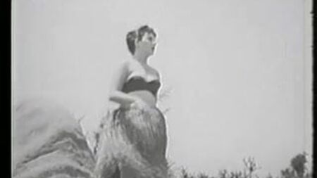 Chica pin-up de los años 50