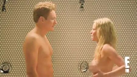 Chelsea Handler y Conan O'Brien: ducha desnudos + tomas falsas