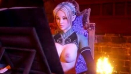 Escena caliente entre dos elfos futa