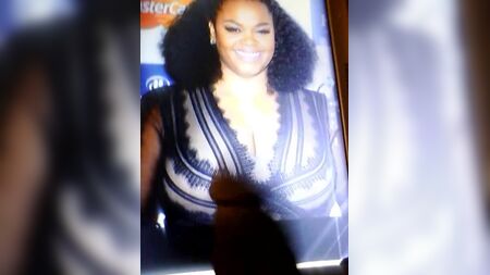 Mi tributo de semen espeso y negro a Jill Scott