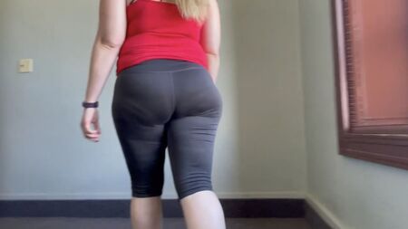 Leggings PAWG para caminar sin marcas