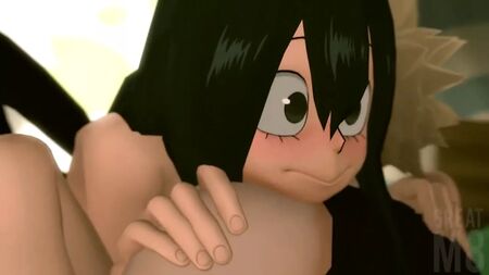 Katsuki Bakugou se acuesta con Tsuyu Asui