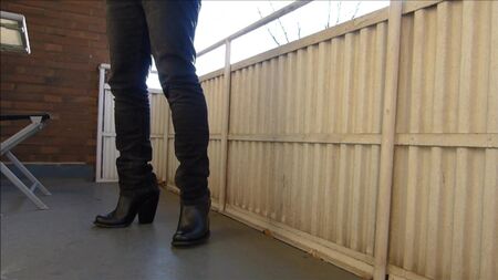 Botas de vaquero de tacón muy alto