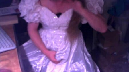 un bonito vestido de novia