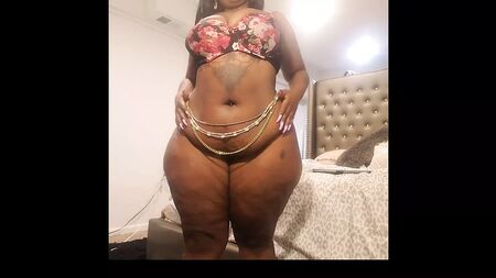 El culo de una mujer negra de talla grande