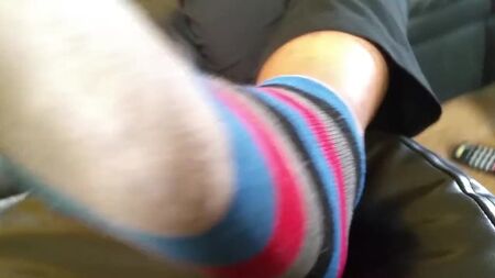 Los pies sudados de Lita después de correr