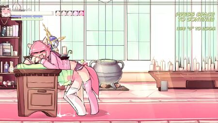 Max The Elf v0.4: Juego hentai de Femboy en PornPlay, Ep. 7: convertida en una transexual ninfómana con grandes pechos y ordeñada por una futanari