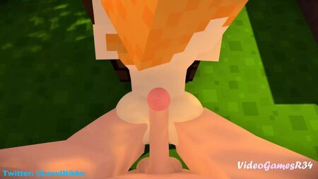Recopilación de animaciones porno de Minecraft: Steve, Alex y Jenny