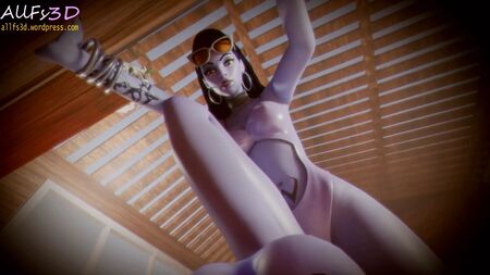 Widowmaker y Mercy: pillados oliendo zapatos