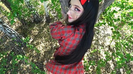 La perra sabía por qué la llevaban al bosque