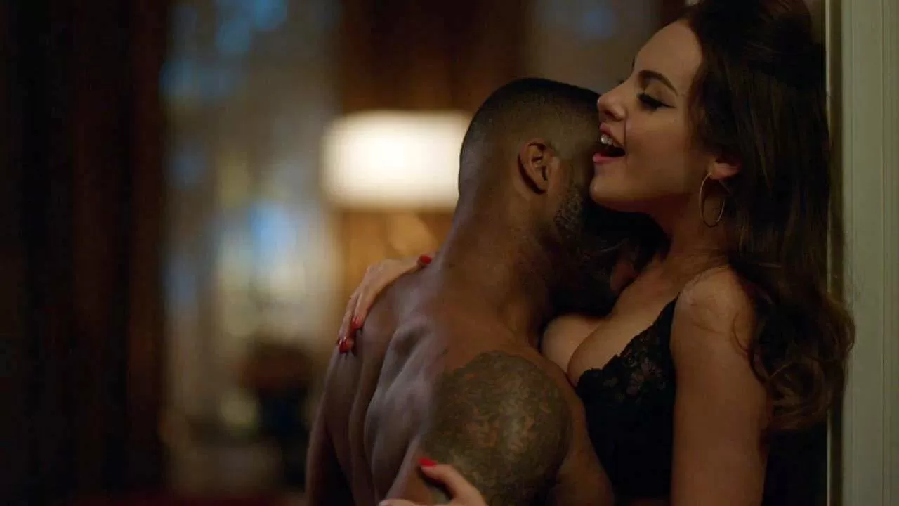 Elizabeth Gillies Cleavage in Scene On ScandalPlanet.Com