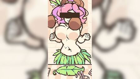 CocoNut Shake - Juego hentai de píxeles – Pechos enormes, ordeño en la playa