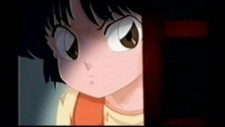 Akane pilla a Ranma y a Kasumi haciendo trampa
