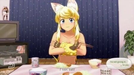 La chica lobo en 3D
