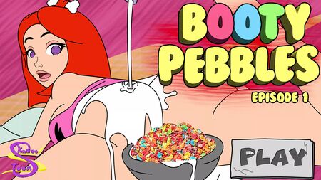 Booty Pebbles - Los Picapiedra, Barney se folla la boca de Pebbles