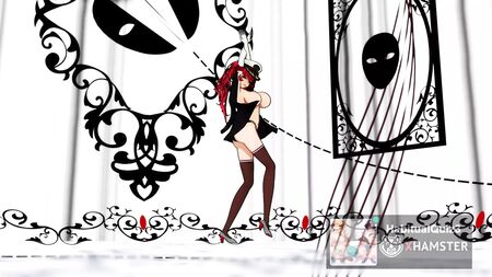 Escena de sexo con una zorra sexy, hentai en 3D, MMD, R18, bot de IA