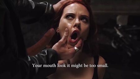 Scarlett Johansson haciendo una mamada, jajaja