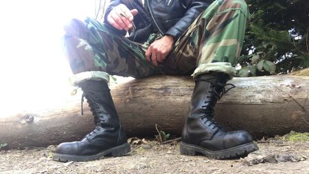 los rangers del ejército de Woodland se pajean