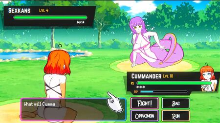 Juego de parodia hentai de Oppaimon, Ep. 5: El mejor polvo con una enfermera pokémon