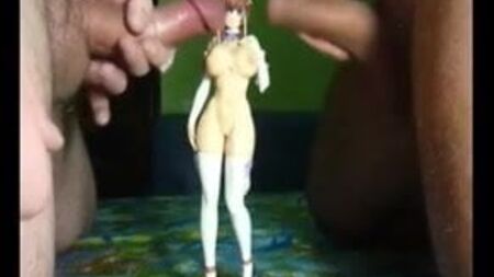 La mejor recopilación de corridas en figuras de anime
