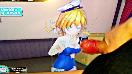 Kantai Arcade: Penis Touch I-8 (Kancolle) - Hentai Bukkake SOP