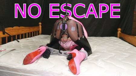 Sin escapatoria del bondage - Castigo a la criada afeminada - Separador rígido de acero para tobillos y muñecas