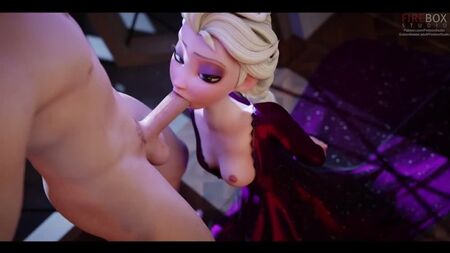 Elsa Red Dress [fireboxstudio] Oral, Anal, Futa/trans, Tetas GRANDES, Grupo