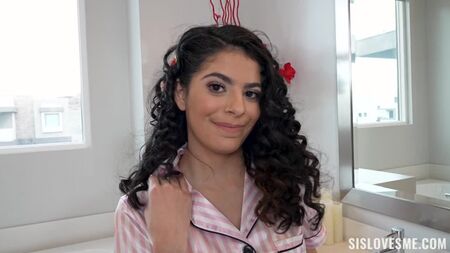 SisLovesMe TeamSkeet Angel Gostosa - Acabamos Lo Que Empezamos Pelo Negro, Mamada, Vaquera, Corrida En El Pelo