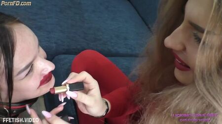 ama rusa Valeria diosa con slavegirl humillación Lipstick perra