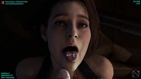 (Sonido) Jill Valentine pov blowjob; facefuck [Resident Evil;Porno;Hentai;Oral;Felación;Forzado;Rudo;R34;Blender;porno;sexo;mamada]