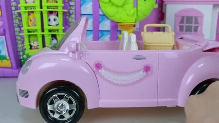 Casa de muñecas del bebé y Orbeez piscina juguetes picnic juego de coches 아기인형 하우스와 개구리알 수영장 리틀미미 뽀로로 장난감 - 토이몽