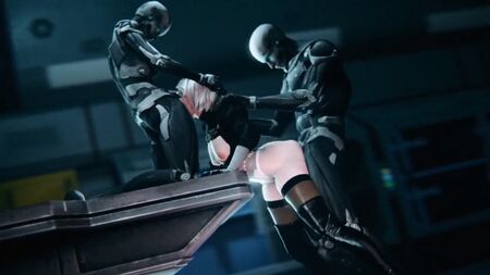 Nier Automata 2B Primer Montaje por Studio FOW 3D SFM Hentai Porno (18+)