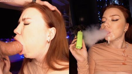 Fumar y chupar. ¡Chupar y fumar!