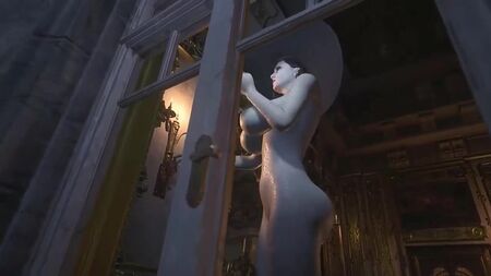 Resident Evil 8: Village - Lady Dimitrescu - Desnudo Mod [Todas las escenas]