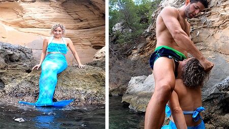 ¡Estás jodiendo, realmente una sirena!